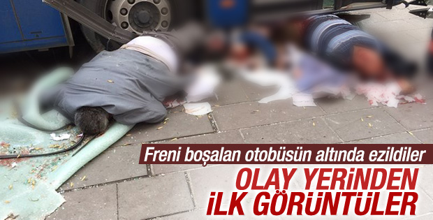 Ankara'daki kazadan ilk görüntüler