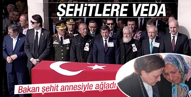 Ankara şehitleri için cenaze töreni düzenlendi