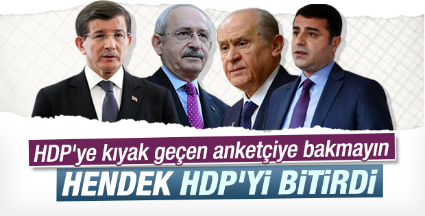 Son ankette HDP baraj altında kaldı