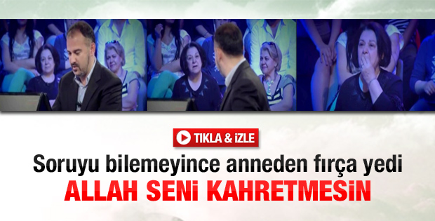 Soruya verdiği cevap yüzünden annesinden fırça yedi