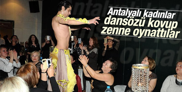 Antalyalı kadın derneğinin olaylı etkinliği