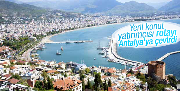 Yerli yatırımcının Antalya'ya ilgisi arttı