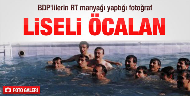 Abdullah Öcalan'ın liseli fotoğrafı