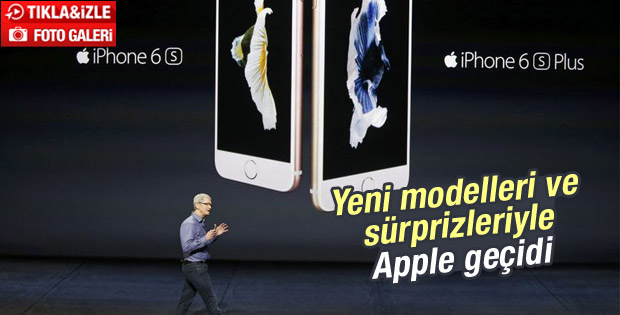 Apple iPhone 6S, iPhone 6S Plus ve iPad Pro'yu tanıttı