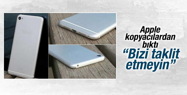 Apple kopyalarından rahatsız olduğunu açıkladı
