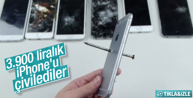 iPhone'u çivilediler