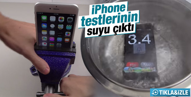 iPhone testlerinin suyu çıktı
