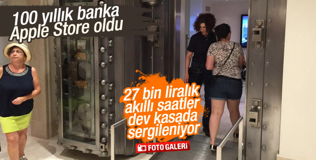 New York'ta 100 yıllık banka Apple Store oldu