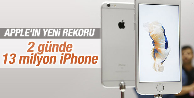iPhone 6S ve 6S Plus satış rekoru kırdı