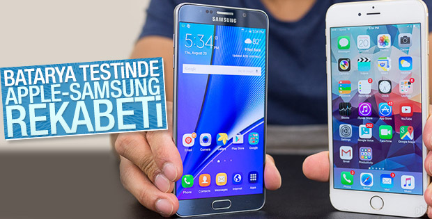 Akıllı telefonlara batarya testi yapıldı
