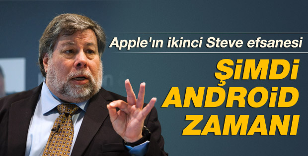 Apple'ın kurucusu Wozniak: Android'e geçelim