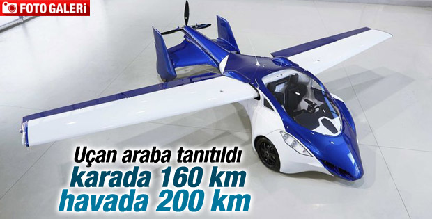 Avusturya'da uçan araba tanıtıldı İZLE