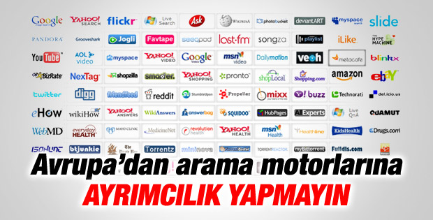 Avrupa Parlamentosu internet arama motorlarını uyardı