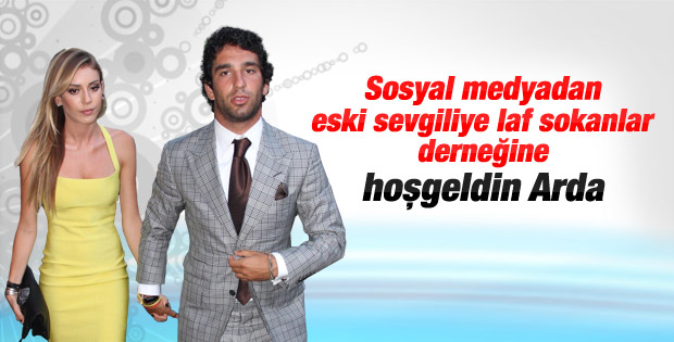 Arda Turan'dan Sinem Kobal'a gönderme
