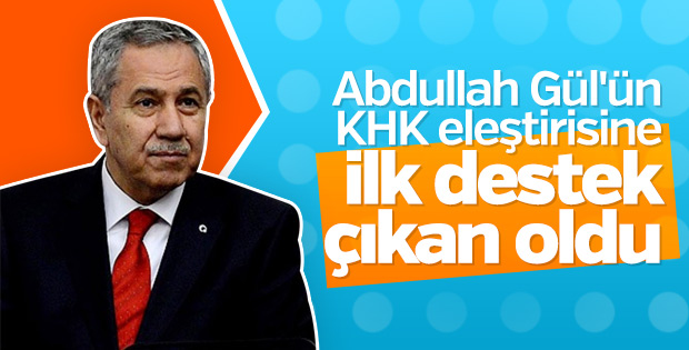 Bülent Arınç Abdullah Gül'ün tweet'lerini paylaştı