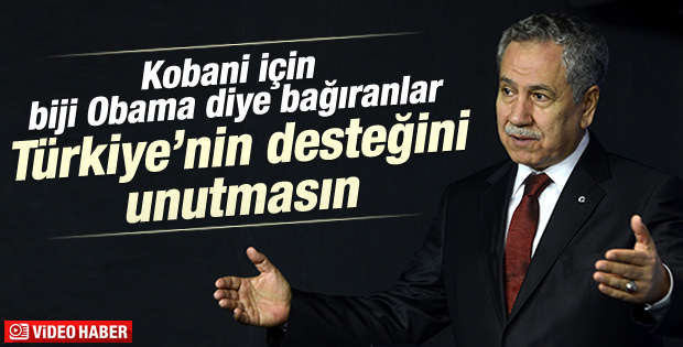 Bülent Arınç'tan Kobani açıklaması