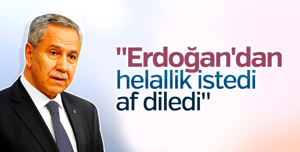 Bülent Arınç Erdoğan'dan özür diledi iddiası