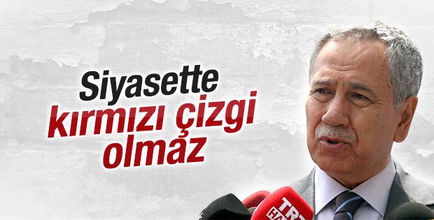 Bülent Arınç'tan kırmızı çizgi açıklaması