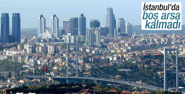 İstanbul'da boş arsa kalmadı