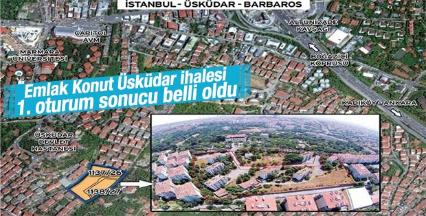 Emlak Konut Üsküdar Hava Lojmanları ihalesi yapıldı