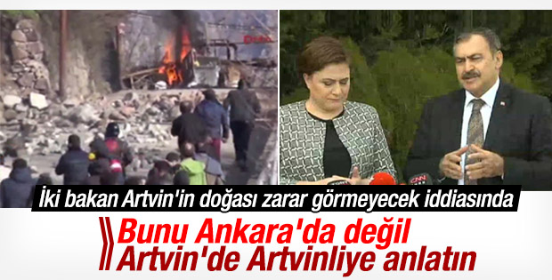 Bakanlardan ortak açıklama: Doğa zarar görmeyecek
