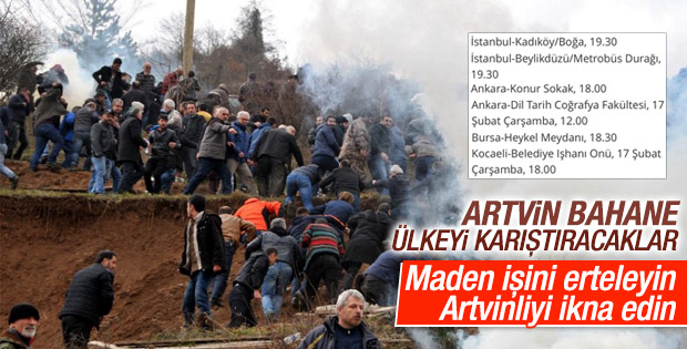 Maden bahanesiyle ülkeyi karıştıracaklar