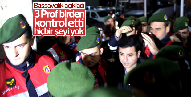 Savcılık'tan Demirtaş'ın sağlık durumuna ilişkin açıklama