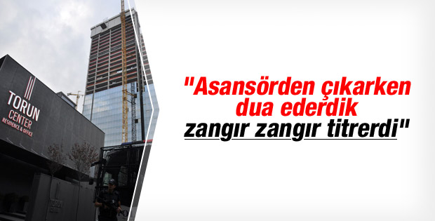 Torunlar GYO'nun inşaatında asansör daha önce de düşmüş