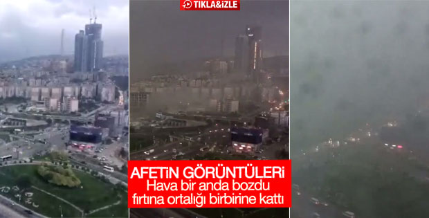 İstanbul'da havanın anlık değişimi