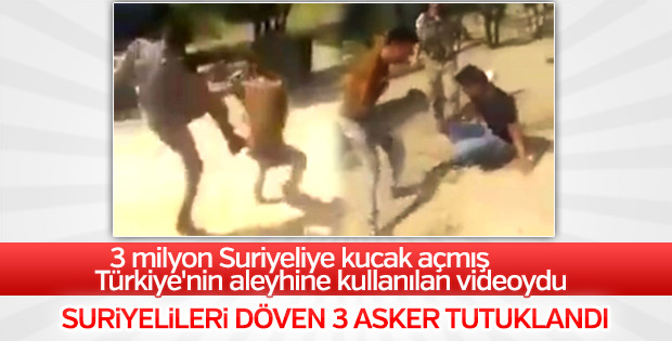 Kaçak Suriyelileri döven 3 asker tutuklandı