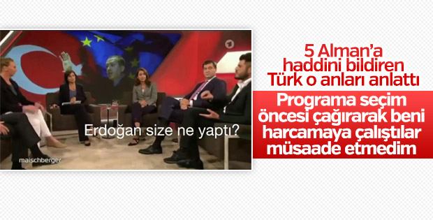 Beş Alman'a haddini bildiren Türk o anları anlattı