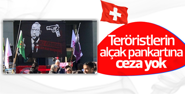 İsviçre'deki pankartla ilgili ilk karar