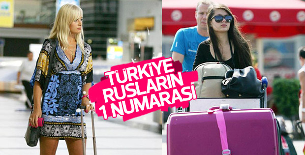 Rus turistlerin tatil tercihi Türkiye 