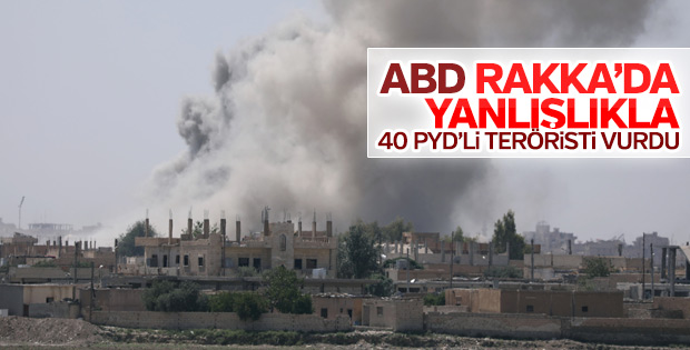 ABD Rakka'da PYD'yi vurdu