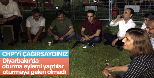 Diyarbakır'da HDP'nin oturma eylemine katılan olmadı