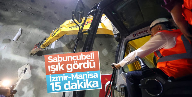 Sabuncubeli Tüneli ışık gördü töreni
