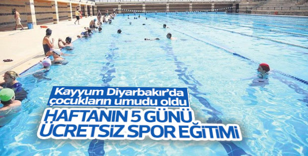Diyarbakır'da yaz spor okulları faaliyette