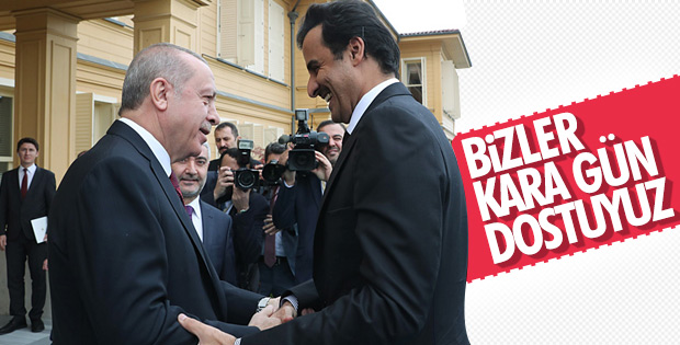 Erdoğan: Türkiye ve Katar kara gün dostudur
