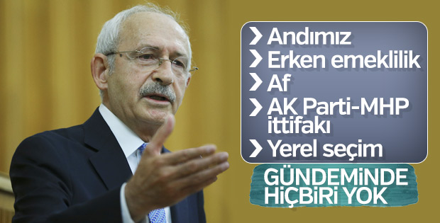 Kılıçdaroğlu: Türkiye çadır devletine döndü