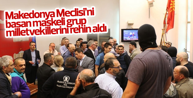 Makedonya meclisindeki olaylar bastırıldı