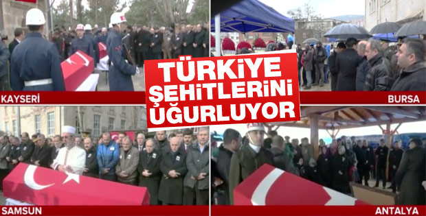 El Bab şehitlerine veda