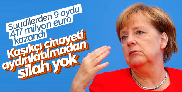 Merkel: Suudi Arabistan'a silah ihracatı yapılmayacak