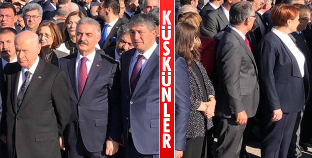 Bahçeli, Meral Akşener'e arkasını döndü