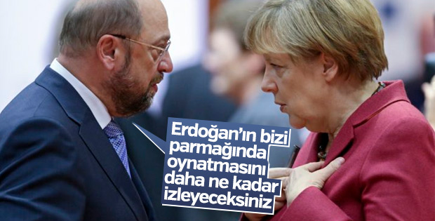Schulz'dan Merkel'e Erdoğan tepkisi