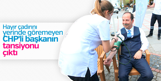 'Hayır' çadırını göremeyince tansiyonu yükseldi