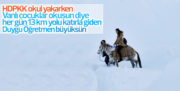Duygu öğretmenin eğitim aşkı