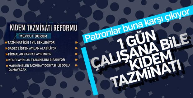 Kıdem tazminatı reformuyla gelecek değişiklikler