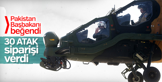 Türkiye'den Pakistan'a 30 ATAK