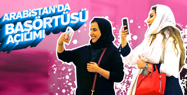 Suudiler'de başörtüsü açılımı