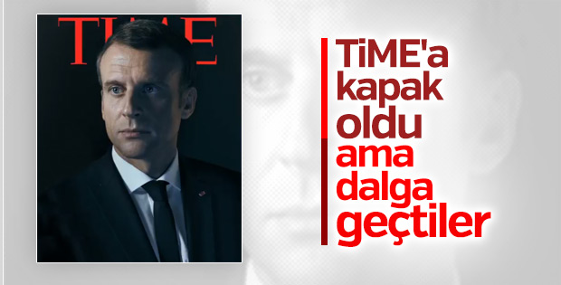 Time Macron'un liderliği ile dalga geçti